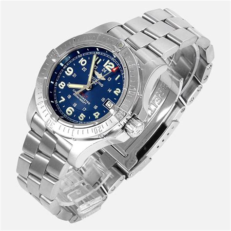 breitling colt chronometer 41mm stainless steel quartz watch a74380|Breitling colt quartz 2006.